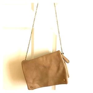 Nude Cross Body Clutch